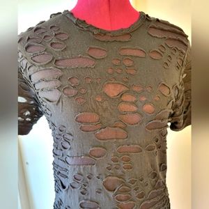 VTG Shrine shredded top